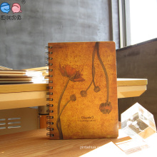 Custom impresión Vintage Hardcover espiral cuadernos (XLX3296-X03)